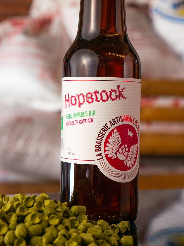 Hopstock, bière ambrée niçoise
