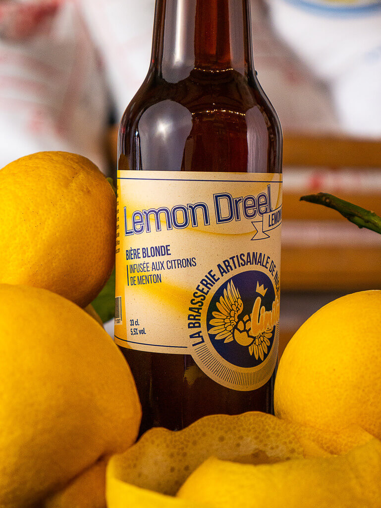 Lemon Dreel, bière blonde aux citrons de Menton
